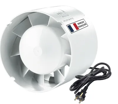 Productafbeelding van 125 mm, stille afvoerventilator, 190 m³/u, 16 W