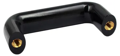 Produktbild von Schranktš¹r Kunststoff Schraube Fest Ziehgriff Griff Schwarz 90mm Lochabstand DE de