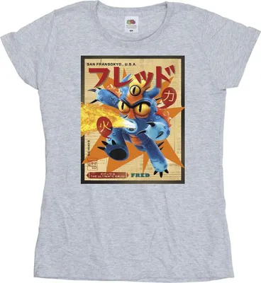 Produktbild von Disney - "Big Hero 6" T-Shirt für Damen BI13108 (M) (Grau)