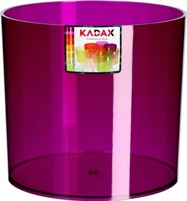 Zdjęcie produktu dla KADAX Doniczka Osłonka Na Kwiaty Okrągła fioletowa 14cm