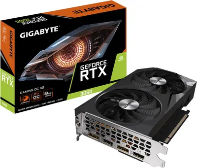 Produktbild von Gigabyte GeForce RTX 3060 OC NVIDIA 8 GB GDDR6