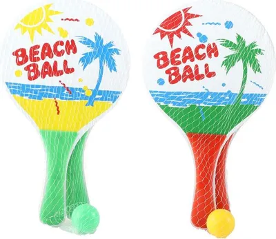 Produktbild von Massamarkt Beachballset Holz im Netz