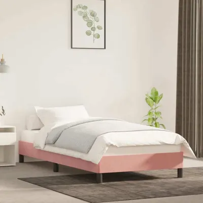 Produktbild von The Living Store Bettgestell Rosa 80x200 cm Samt