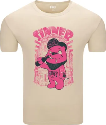 Produktbild von Diarbo Herren T-Shirt mit Lustiger Druck Bärensünder Beige Gr.XL