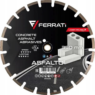 Image de Ferrati Asfalto 350 mm Diamanttrennscheibe