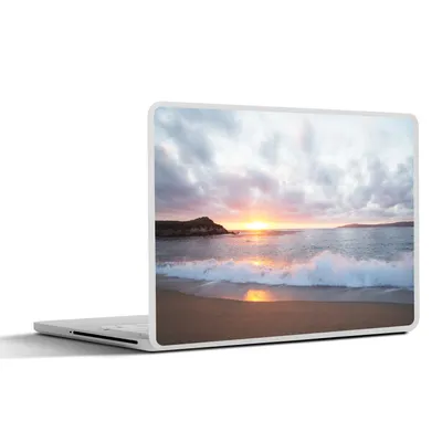 Produktbild von MuchoWow® Laptop Aufkleber Sticker Cover Strand - Meer - Sonne 30x22 cm - Laptop-Sticker
