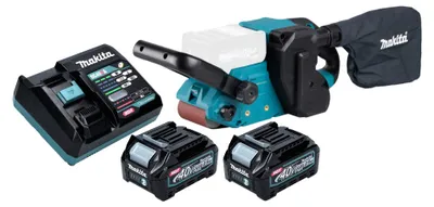 Immagine prodotto di Makita BS 001 GD201 Levigatrice a nastro a batteria 40 V max. 76 x 533 mm brushless + 2x batteria ricaricabile 2,5 Ah + caricabatterie