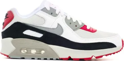 Produktbild von Nike Air Max 90 LTR GS Wit / Rood / Grijs - Sneaker - CD6864-019