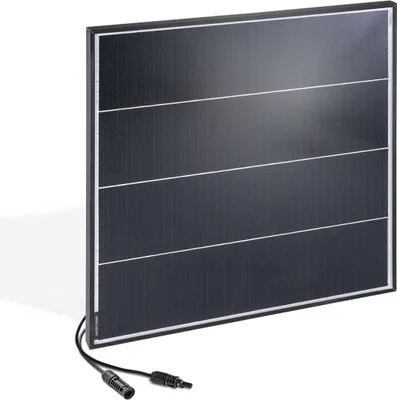 Produktbild von esotec monokristallines Solarmodul, 50Wp, 18,8V, 530x490x25mm, MC4, 130112