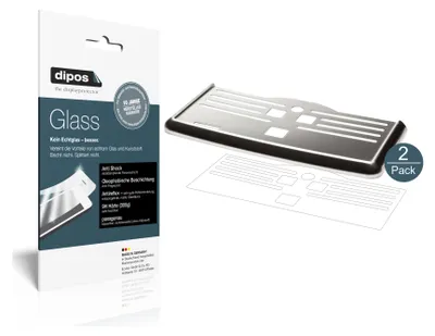 Produktbild von 2x Schutzfolie für Philips EP5934/10 Tropfblech matt - Anti-Shock 9H Folie dipos