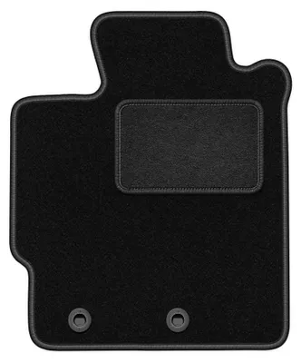Produktbild von Fahrermatte Velours für Toyota Yaris III FL 2017-2020 (Schrägheck) – 1-tlg, Schwarz, passgenau – Wielganizator LUX