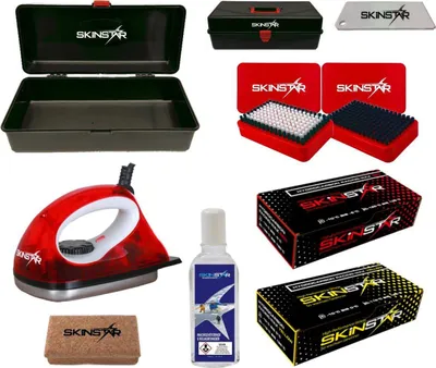 Immagine prodotto di SKINSTAR Worldcup Wax Set: set di sciolini per principianti, sciolini a base di idrocarburi, confezione da 9 pezzi