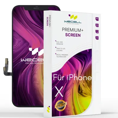 Produktbild von Ersatz Display für Apple iPhone X Bildschirm Reparatur OLED/LCD Incell WeCell