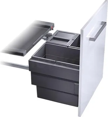 Produktbild von Format Einbauabfallsammler, Cargo Synchro, 3608631,KB 600, 54l, dunkelgrau