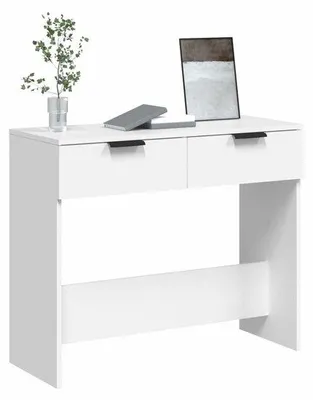 Obrázek produktu pro Dřevěná nástěnná tabule – bílá – 90 × 36 × 75 cm