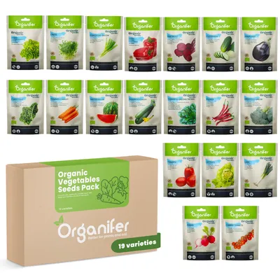 Produktbild von Biologisches Gemüsesaatgutpaket - 19 Arten