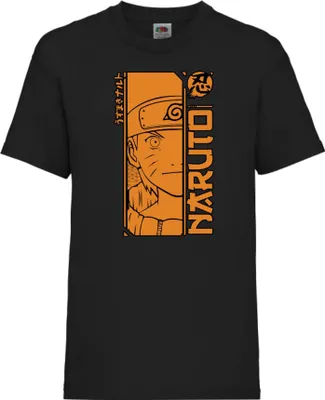 Produktbild von Kinder T-Shirt Naruto Uzumaki 02 Naruto Konoha, 3-4 Jahr - 104 / Schwarz