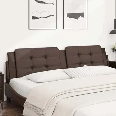 Produktbild von CLORIS Kopfteil-Kissen Braun 200 cm Kunstleder 374885