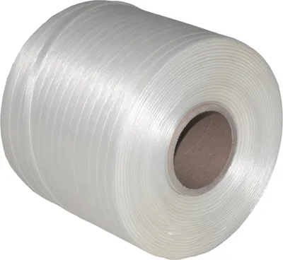 Produktbild von 2 Rollen 9 mm 500 m 275 KG Ballenpresse Textil Band Umreifungsband Polyesterband