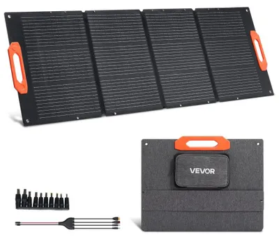 Produktbild von Tragbares, faltbares Solarpanel – 150 W Leistung – Monokristallin – Für Camping und Wandern