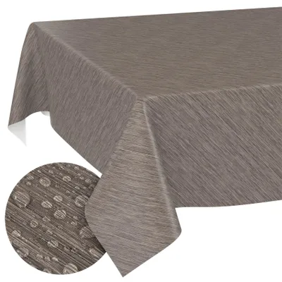 Produktbild von Waschbares Tischdecken Rechteck 220 x 140 cm in Braun
