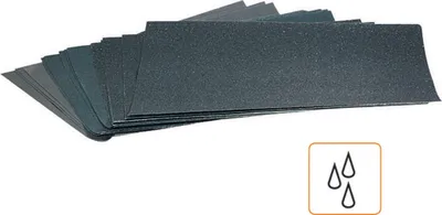 Produktbild von Schleifpapier Set Nassschleifpapier 230x280mm 3-fach Mix 15 Blatt wasserfest Werkzeug Schleifmittel QualityProduct 3941