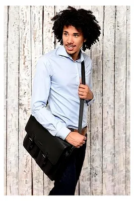 Produktbild von Leder Aktentasche für Herren und Damen | Echtleder Laptoptasche bis 15 Zoll | Umhängetasche mit Schultergurt | Schultertasche | Messenger Bag | Arbeitstasche | Lehrertasche