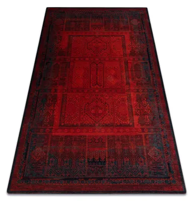 Image de Tapis en laine SUPERIOR NAKBAR PREMIUM oriental rubis rouge 300x400 cm
