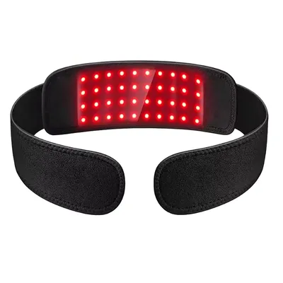Produktbild von LED Rotlichtbandage mit Wärmefunktion, kabellos und wiederaufladbar, 48 LEDs, 4 Heizstufen, 20-Minuten-Timer, für Nacken und Schultern