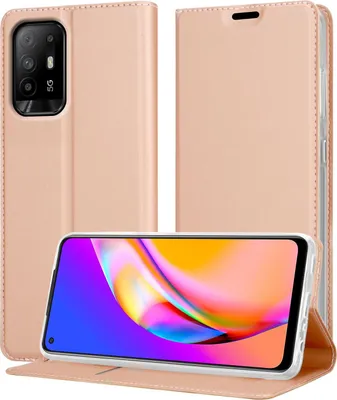 Immagine prodotto di Cadorabo custodia per cellulare per Oppo A94 5G custodia protettiva in rosa Cover Etui Book Case Booklet