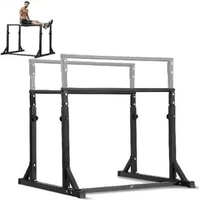 Productafbeelding van Famanu Dip Bar - Verstelbare diprek - Multifunctioneel - Max. 360 kg