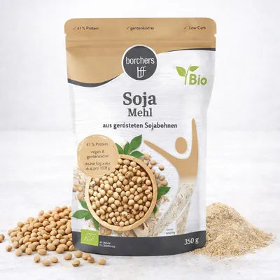 Produktbild von borchers Premium Sojamehl 350g