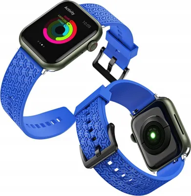 Image de Bracelet Montre Y pour Apple Watch 7 / 6 / 5 / 4 / 3 / 2 / Se (45 / 44 / 42Mm) Bracelet Montre Bleu