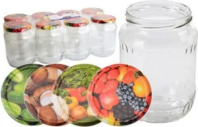 Produktbild von Einmachgläser 720ml TWIST 82 + Deckel (8 Stk.)