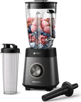 Produktbild von Philips Mixer 5000-Serie, Glasbehälter, variable Geschwindigkeit (HR3041/00)