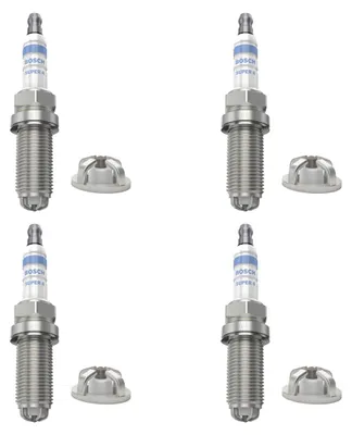 Produktbild von 4 Zündkerzen 4-polig BOSCH IAM-Expertise passend für u.a. PEUGEOT 407