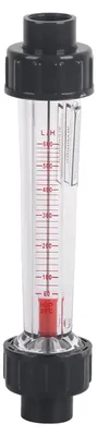 Produktbild von Winkel-Durchflussmesser 60–600 l/h, Flüssigkeitsdurchflussmesser mit BSP-Gewinde, Sofort-Durchflussmesser, DN15-Schnittstelle, Hydraulikventil-Messwerkzeug