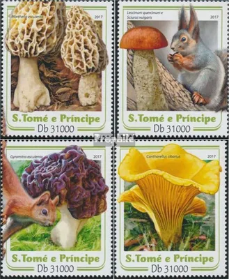 Produktbild von Briefmarken Sao Tome e Principe 2017 Mi 7023-7026 (kompl. Ausgabe) postfrisch Pilze