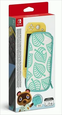Produktbild von Nintendo Switch Lite Tasche (Animal Crossing) & Schutzfolie