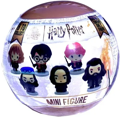 Obrázok produktu pre 1 x kapsula Harry Potter 80 mm s figúrkou 5 cm, figúrka s prekvapením: Harry, Hermiona / Hermiona, Ron, Brumbál, Snape alebo Hagrid