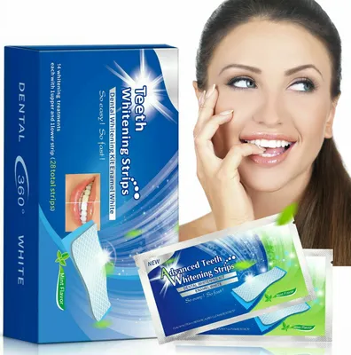 Produktbild von Zahnweiß Zahnaufhellung Streifen Whit Strips Weisse Zähne Bleaching, 56 Strips