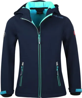 Produktbild von Trollkids Kinder Wasserdichte Jacke Marine 175-132 Grösse 176