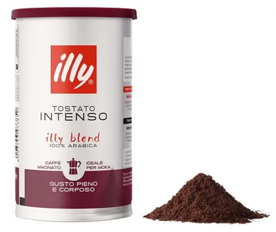 Productafbeelding van Illy Moka Intenso, gemalen koffie, 100% Arabica, geschikt voor de Moka-kan