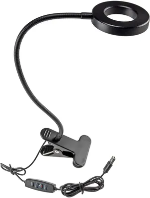 Produktbild von LED Klemmleuchte mit USB-Betrieb 40cm Schwanenhals dimmbar 55lm