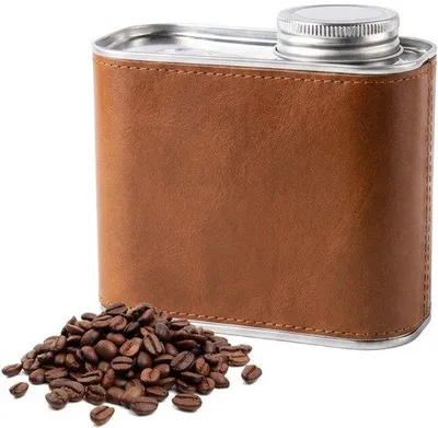 Produktbild von Kaffeedose luftdicht Edelstahl, Kaffeebehälter aus hochwertiger Dose mit Schwenkdeckel, Aromadose, Aroma-Dampfkasten für Kaffeebohnen, Kaffeepulver, Nüsse, Tee, Milchpulver, Mehl