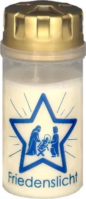 Produktbild von Weihnachtskerze Öllicht Grablicht "Friedenslicht"
