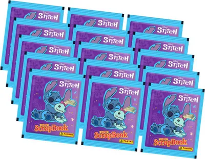 Produktbild von Panini Stitch Sticker - Super ScrapBook Sammelsticker (2025) - 15 Tüten
