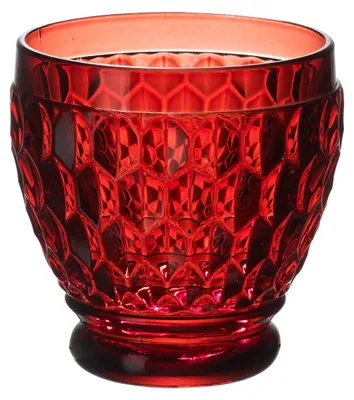 Zdjęcie produktu dla Villeroy & Boch Boston Coloured, 80 ml, Okrągły, 1 szt., Kryształowe, Czerwony, Przezroczyste