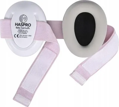 Immagine prodotto di Haspro paraorecchie per bambini 0+, rosa