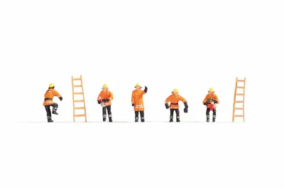 Produktbild von NOCH N Feuerwehr (orange Schutzanzüge) 36022